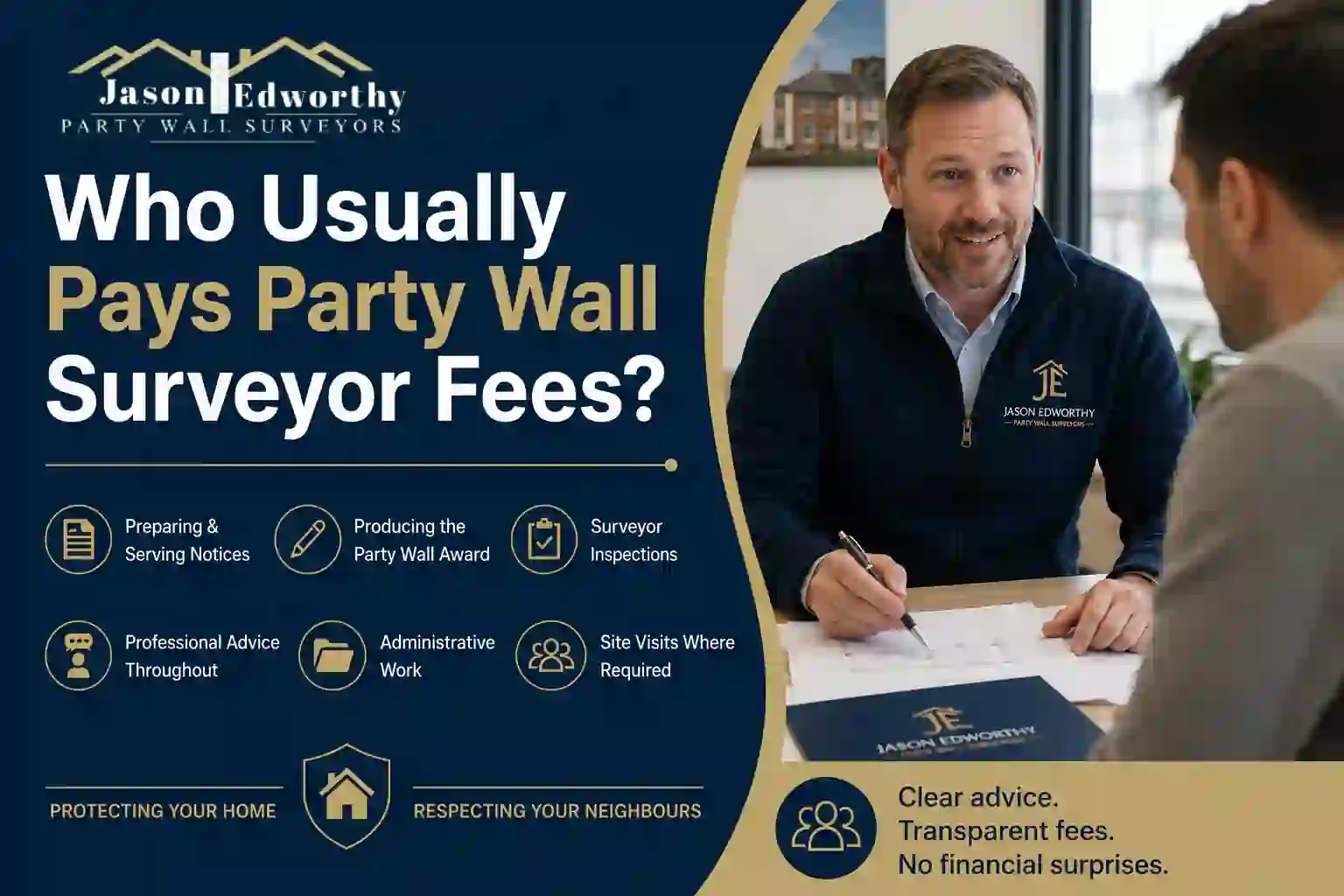 Who Usually Pays Party Wall Surveyor Fees Folkestone?